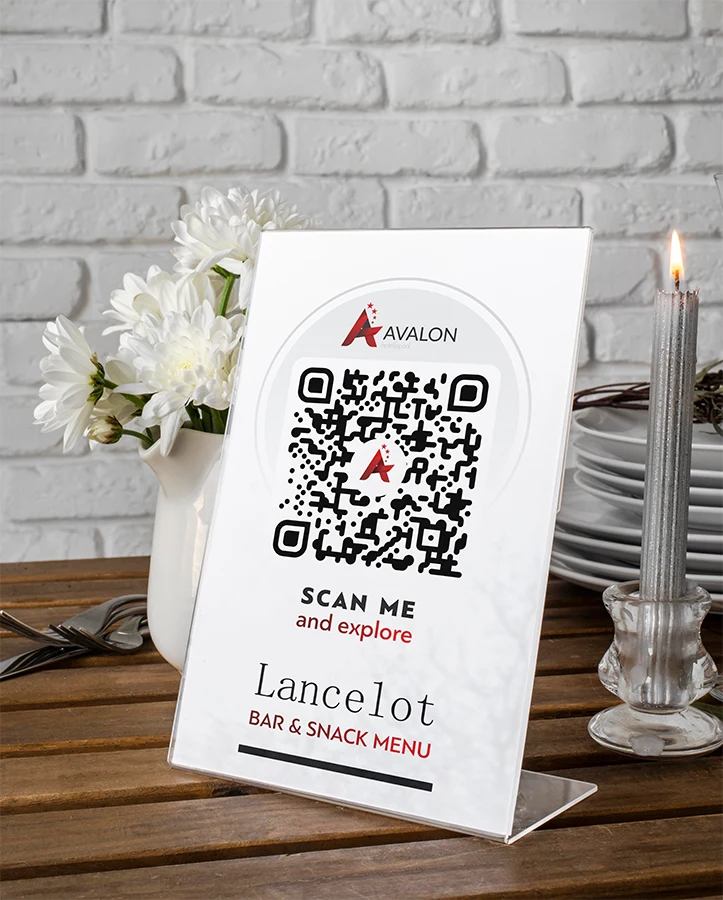 Table Stand L type for Avalon hotel